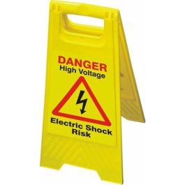 EV High Voltage Floor Sign